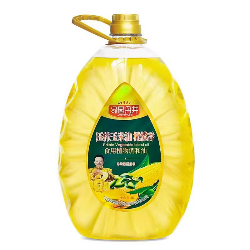 钱柜qg777 压榨玉米油 橄榄香 食用植物协调油 5L